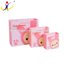 Customized Logo Cartoon Design Pink Printing Paper and Gift Paper Bag Packaging